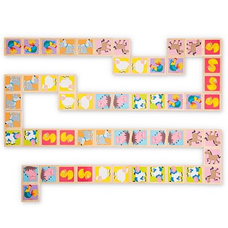 Domino game - animals